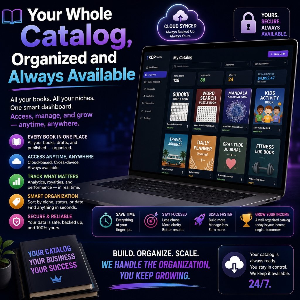 Your Whole Catalog Organized and Always Available Preview