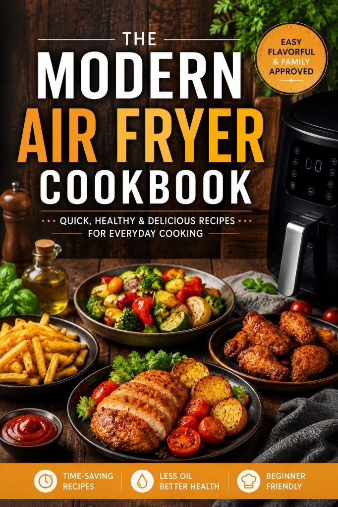 The Modern Air Fryer Cookbook Cover